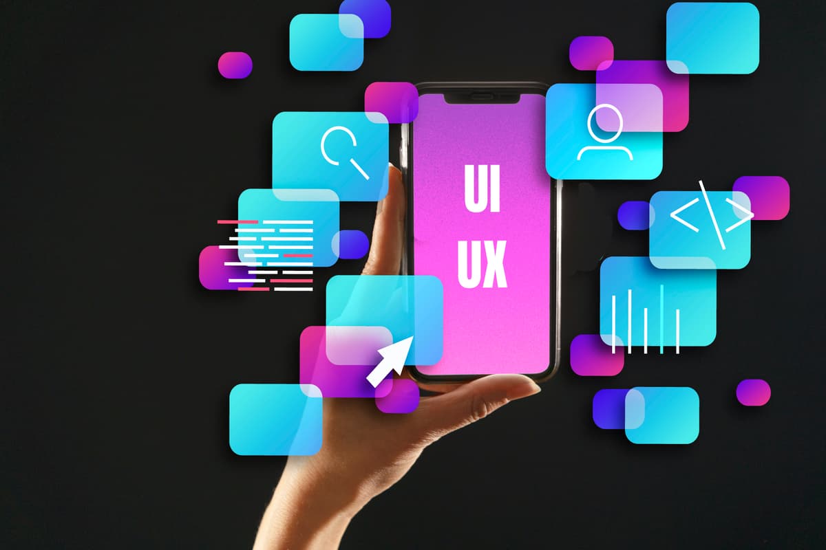 Web application development timeline illustration