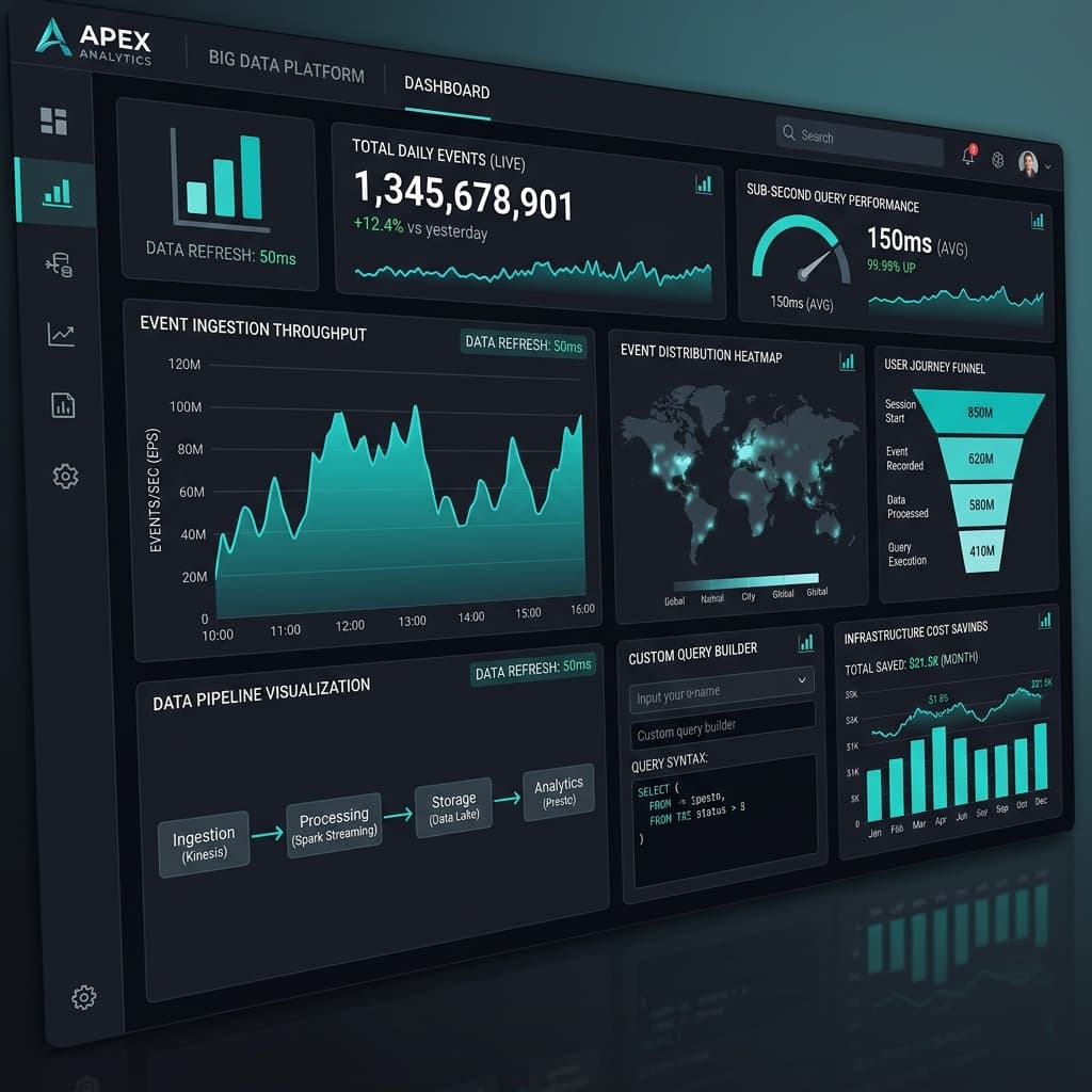 Apex Analytics: Processing 1B+ Daily Events