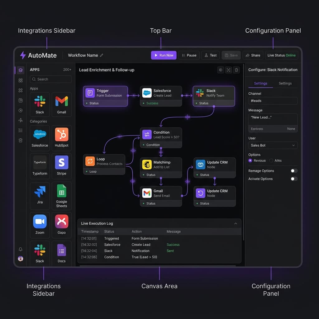 AutoMate: No-Code Workflows