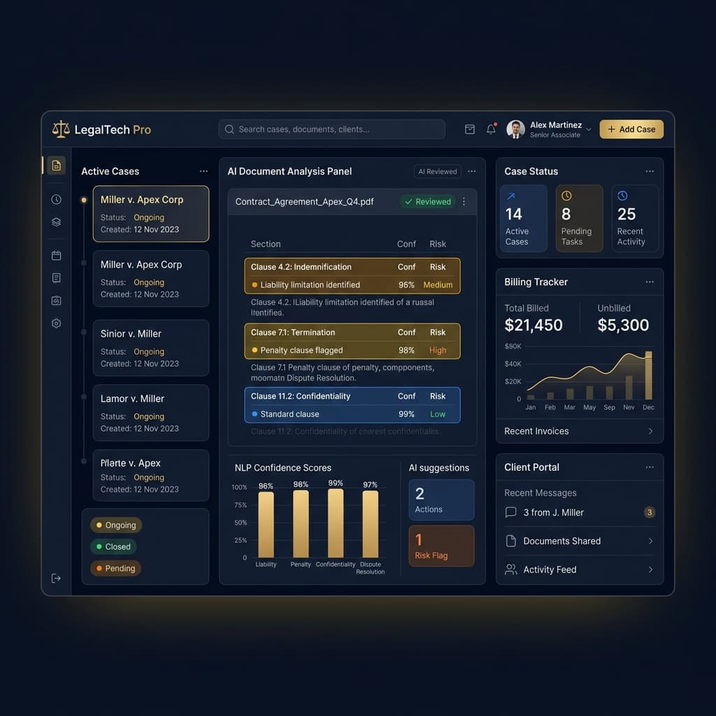 LegalTech Pro: AI Case Management