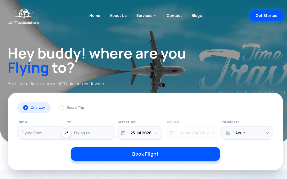Latif Travel Solutions: Full-Stack Travel Booking Platform
