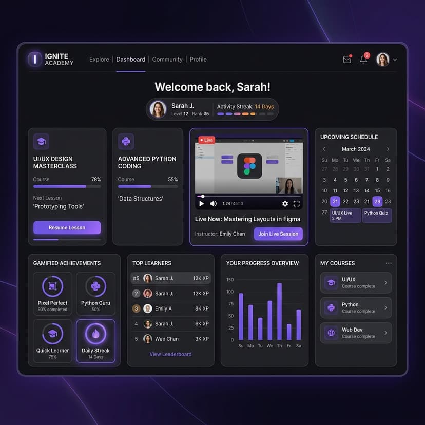 EduTech: Interactive Online Learning Platform