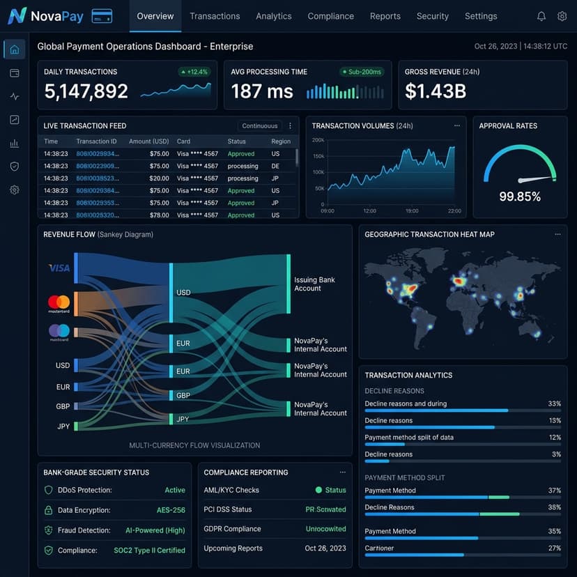 NovaPay FinTech Platform: Revolutionizing Payment Processing