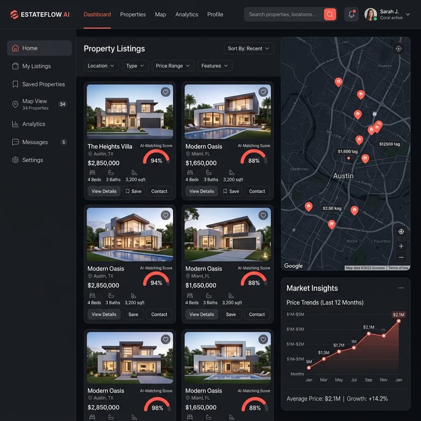 RealEstate Pro: AI Property Matching Platform