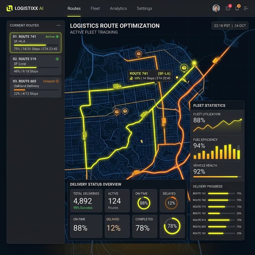 StreamLine Logistics: AI-Powered Route Optimization